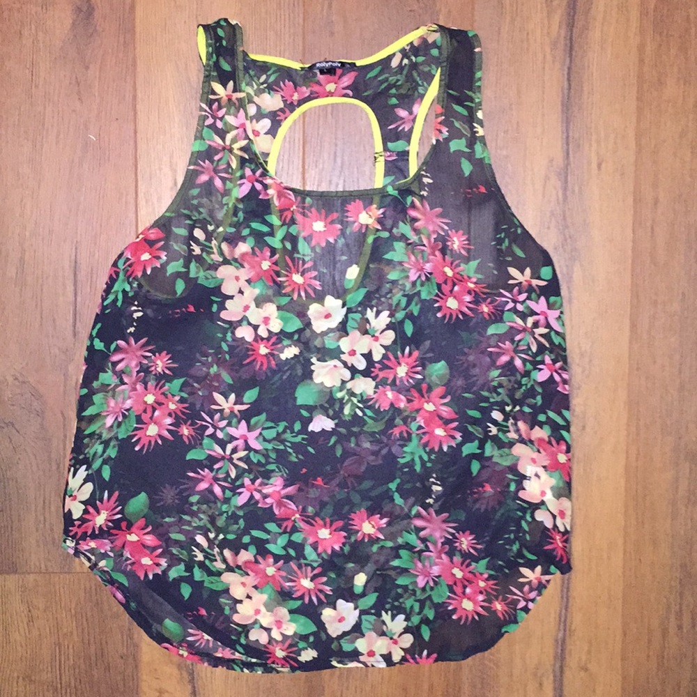 Floral tank top 🍦